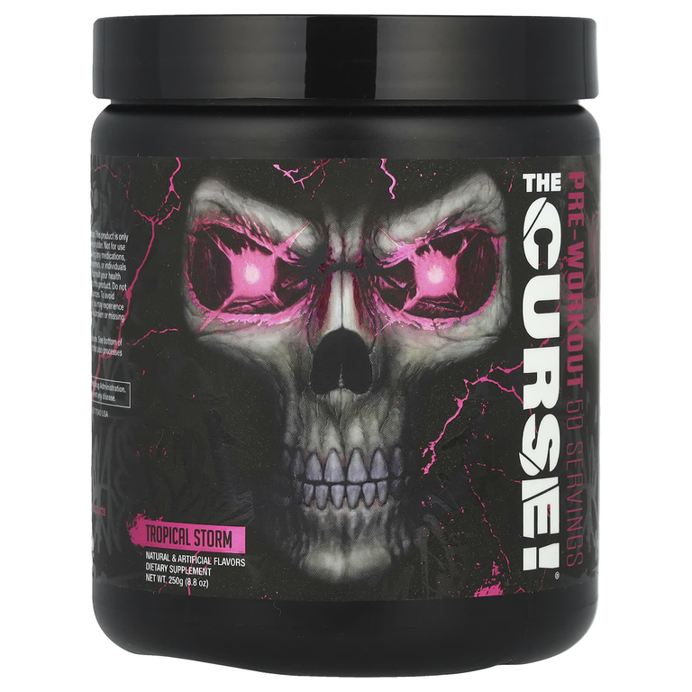 JNX Sports, The Curse, предтренировочный комплекс, тропический шторм, 250 г (8,8 унции)