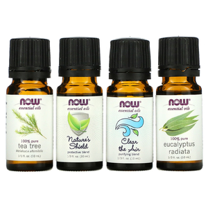 NOW Foods, Solutions, Seasonal Changes, набор сбалансированных эфирных масел, 4 флакона, 1/3 жидк. Унции (10 мл) каждый