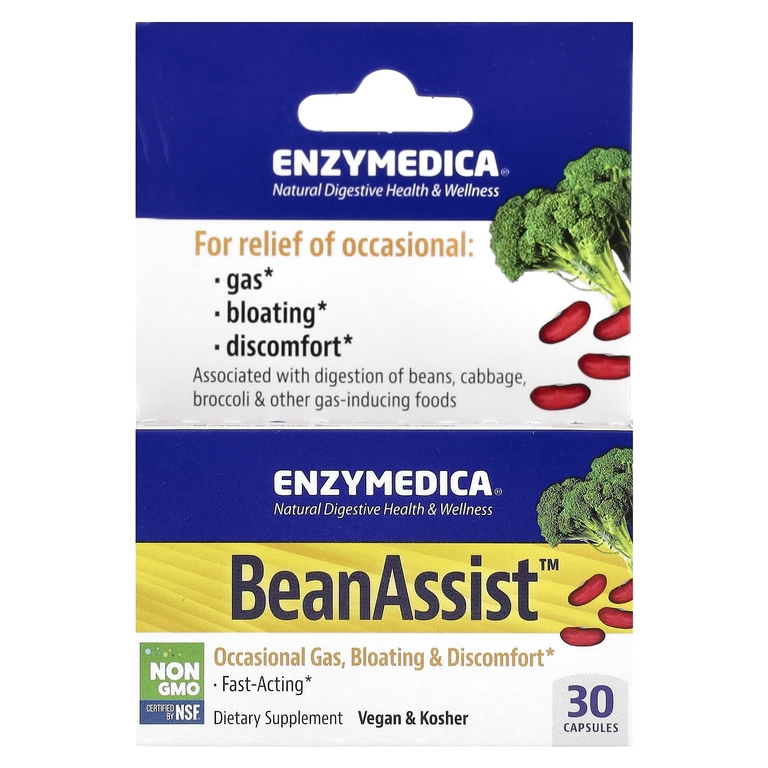 Enzymedica, BeanAssist™, 30 капсул