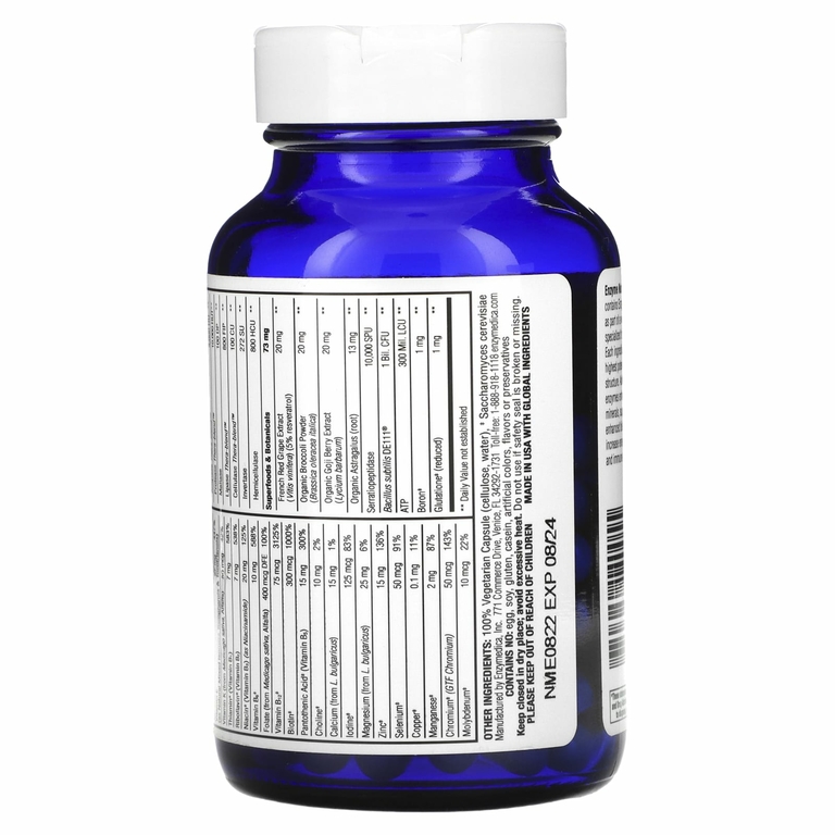 Enzymedica, Мультивитамины для мужчин с ферментным питанием, 60 капсул (Товар снят с продажи) 