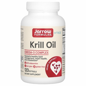 Jarrow Formulas, Масло криля, 120 капсул (600 мг в каждой капсуле)