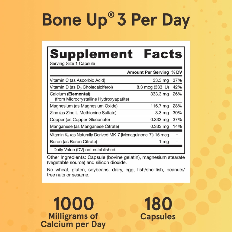 Jarrow Formulas, BoneUp, 1000 мг, 180 капсул