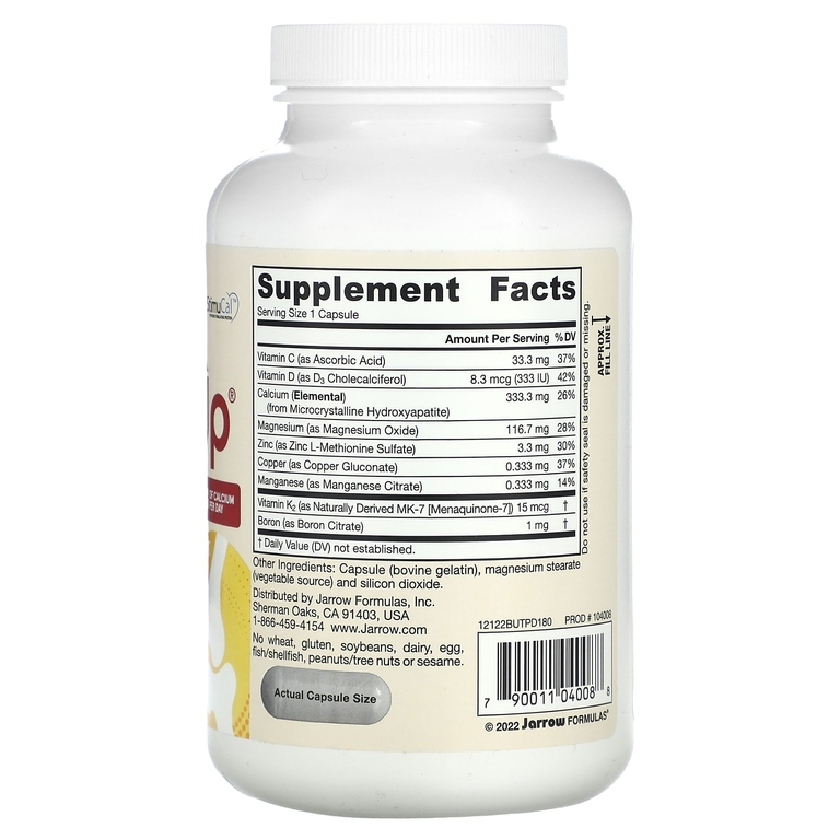 Jarrow Formulas, BoneUp, 1000 мг, 180 капсул