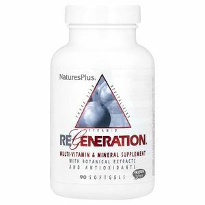 NaturesPlus, мультивитаминная и минеральная добавка, 90 желатиновых капсул