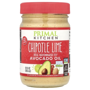 Primal Kitchen, Настоящий майонез с маслом авокадо с лаймом, чипотле с лаймом, 355 мл (12 жидк. унций) (Товар снят с продажи) 
