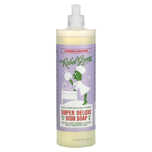 Rebel Green, Super Deluxe Dish Soap, лаванда и грейпфрут, 473 мл (16 жидк. унц.)