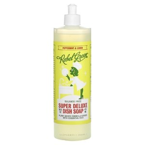 Rebel Green, Super Deluxe Dish Soap, перечная мята и лимон, 473 мл (16 жидк. унц.)