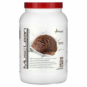 Metabolic Nutrition, MuscLean, средство для набора мышечной массы, шоколадный молочный коктейль, 2,5 фунта