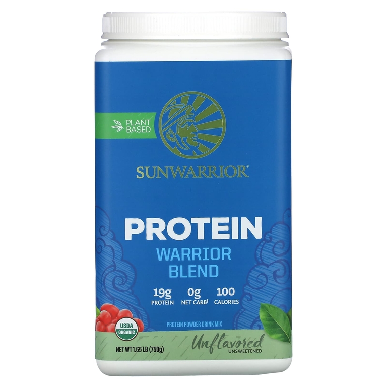 Sunwarrior, Warrior Blend Protein, протеин без добавок, 750 г (1,65 фунта)