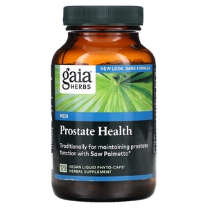 Gaia Herbs, Средство для поддержания здоровья простаты, 120 веганских капсул Phyto-Cap
