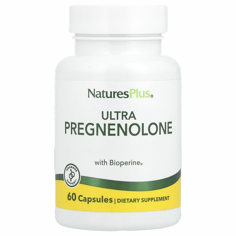 NaturesPlus, «Ультра прегненолон», 60 растительных капсул
