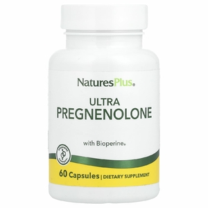 NaturesPlus, «Ультра прегненолон», 60 растительных капсул