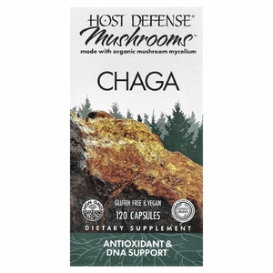 Host Defense, Mushrooms™, чага, 120 капсул (0,5 г в 1 капсуле)