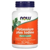 NOW Foods, Калий плюс йод, 180 таблеток