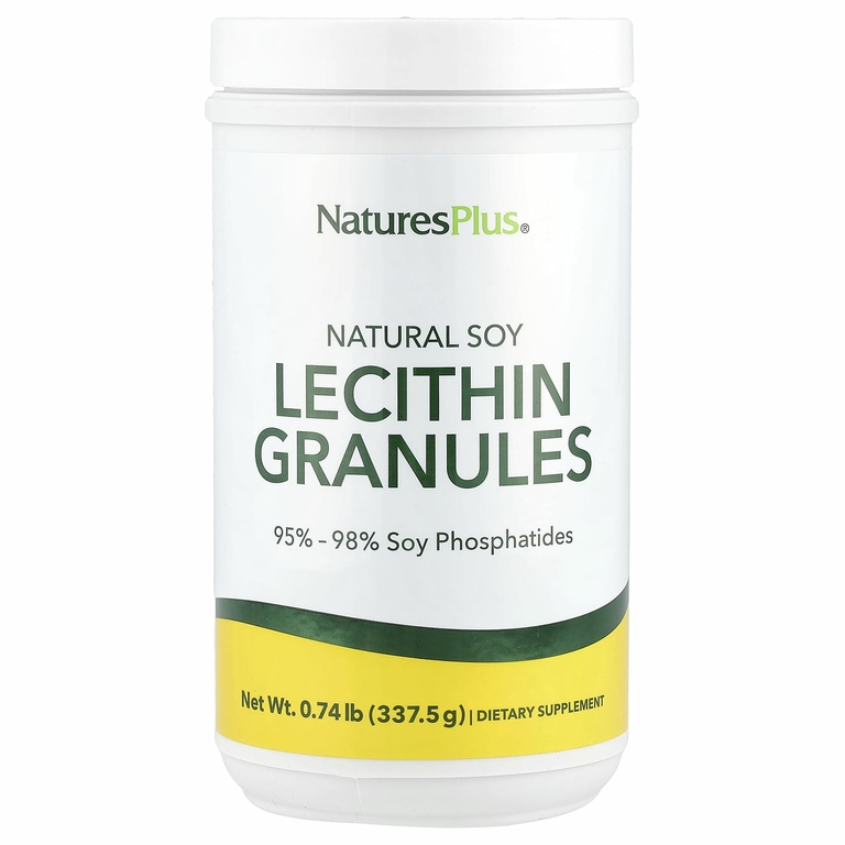 NaturesPlus, лецитин в гранулах, натуральная соя, 340 г (12 унций)
