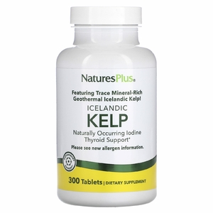 NaturesPlus, исландские бурые водоросли, 300 таблеток