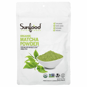 Sunfood, органический матча в порошке, 113 г (4 унции)