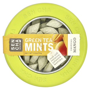 Sencha Naturals, Мятные леденцы с зеленым чаем, тропический манго, 1,2 унции (35 г)