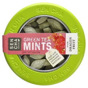 Sencha Naturals, Зеленый чай с мятой, розовый драконий фрукт, 35 г (1,2 унции)