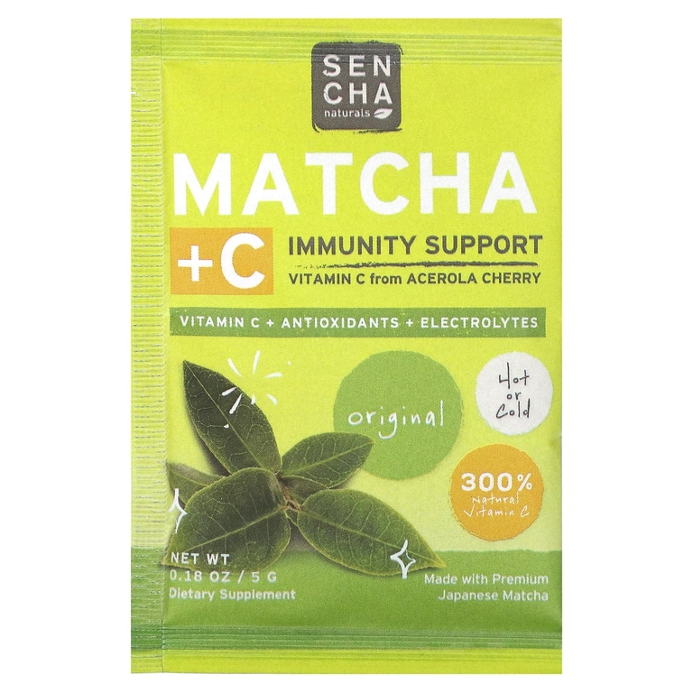 Sencha Naturals, Матча с витамином C, оригинальный продукт, 10 пакетиков по 5 г (0,18 унции) (Товар снят с продажи) 