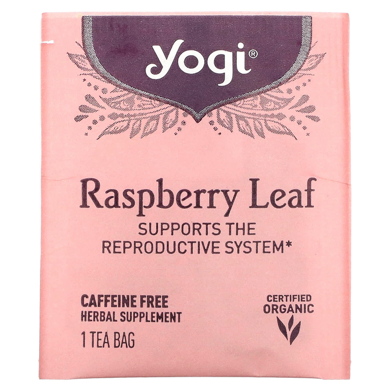 Yogi Tea, листья органической малины для женщин, без кофеина, 16 чайных пакетиков, 29 г (1,02 унции)