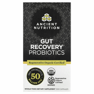 Ancient Nutrition, Пробиотики для восстановления кишечника, 60 капсул