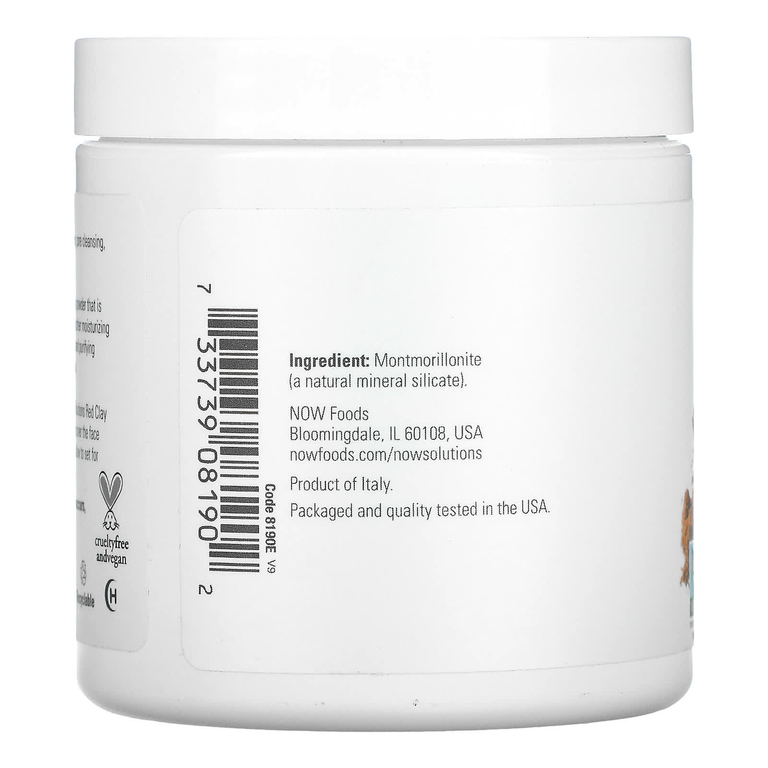 NOW Foods, Solutions, средиземноморская красная глина в порошке, 170 г (6 унций)