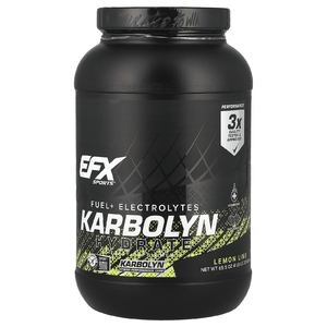 EFX Sports, Karbolyn Hydrate, лимон и лайм, 1856 г (4 фунта и 1,5 унции)