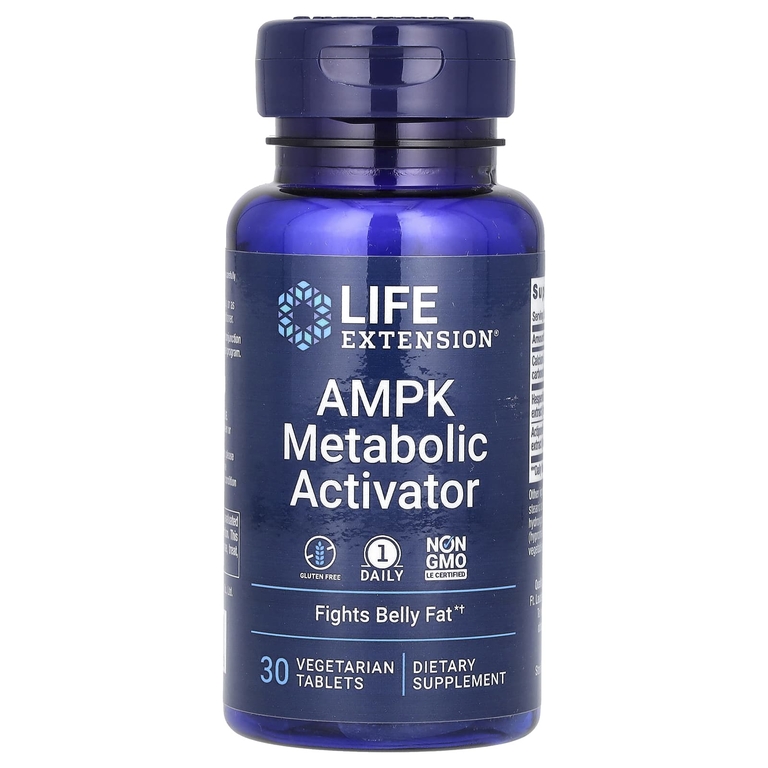 Life Extension, активатор метаболизма AMPK, 30 вегетарианских таблеток