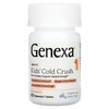Genexa, Cold Crush, для детей от 4 до 11 лет, органические ягоды асаи, 60 жевательных таблеток