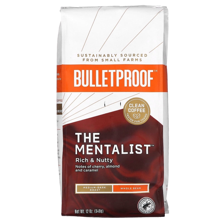 BulletProof, The Mentalist, кофе, цельные зерна, средне-темная обжарка, 340 г (12 унций)