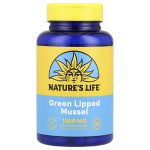 Nature's Life, Зеленые мидии, 90 капсул (500 мг на капсулу)