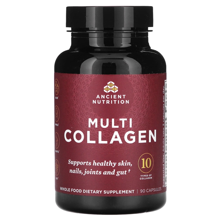Ancient Nutrition, мультиколлагеновый комплекс, 90 капсул