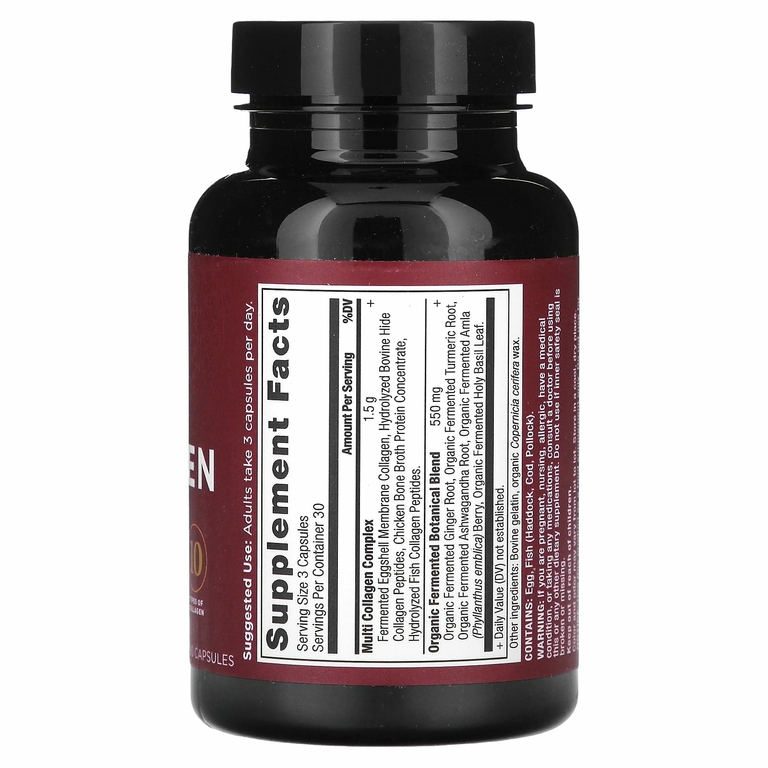 Ancient Nutrition, мультиколлагеновый комплекс, 90 капсул