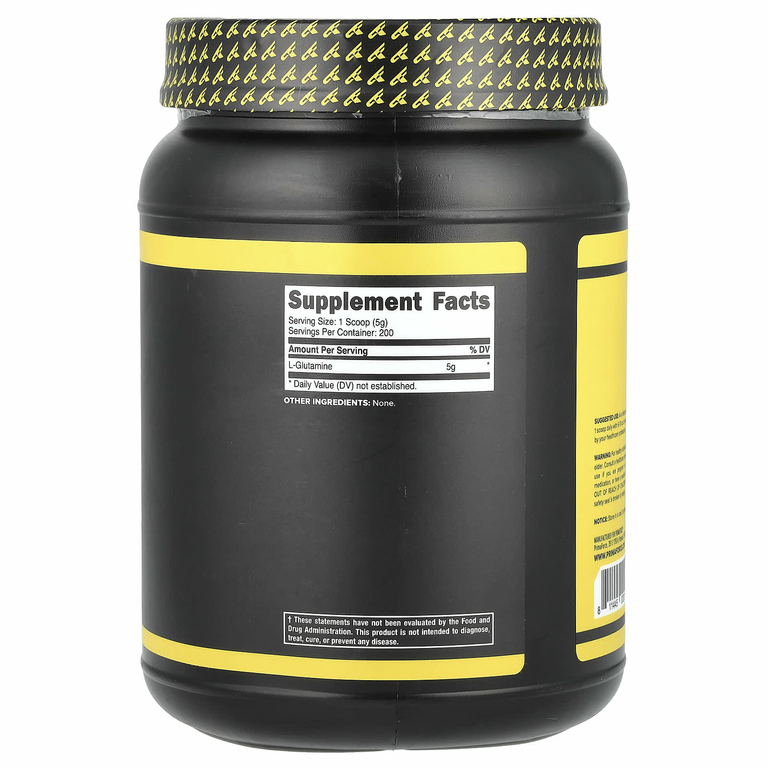 Primaforce, Glutaform, 100 % L-глутамин, без запаха, 1000 г