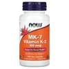 NOW Foods, MK-7, витамин K2, 100 мкг, 120 вегетарианских капсул