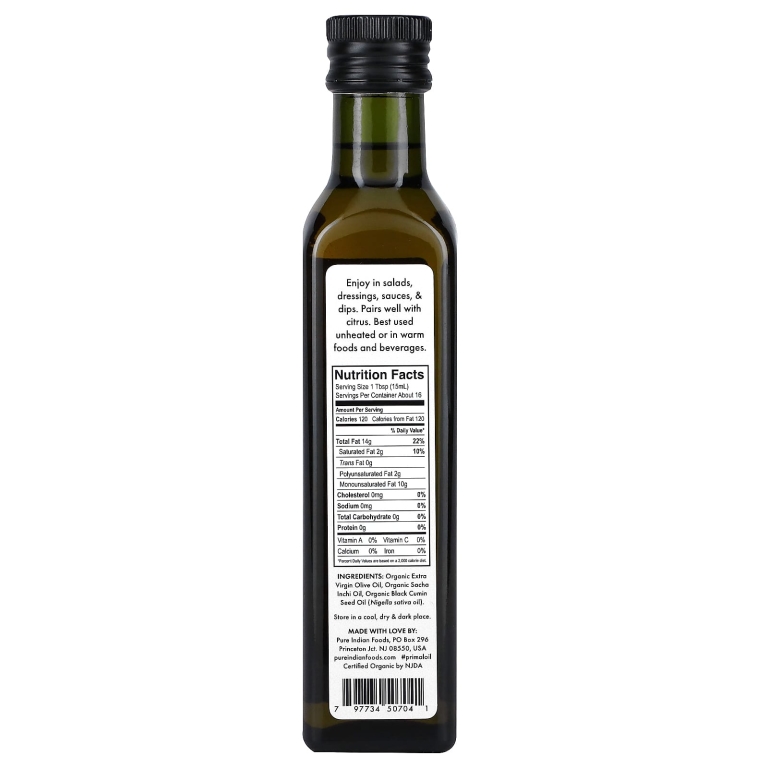 Pure Indian Foods, Органическое масло первого отжима холодного отжима, 250 мл