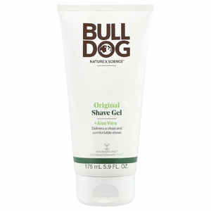 Bulldog Skincare For Men, Оригинальный гель для бритья с алоэ вера, 175 мл (5,9 жидк. Унции)