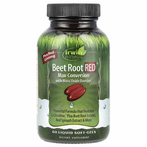 Irwin Naturals, комплекс для оптимизации здоровья и работоспособности сердечно-сосудистой системы с прекурсорами оксида азота, 60 желатиновых капсул