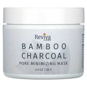Reviva Labs, Bamboo Charcoal, отшелушивающая маска для сужения пор, 55 г (2 унции) (Товар снят с продажи) 