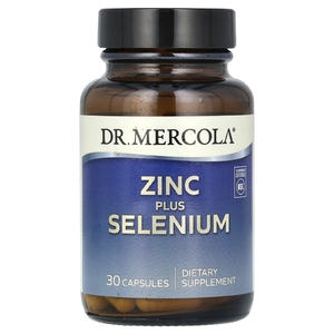 Dr. Mercola, цинк и селен, 30 капсул