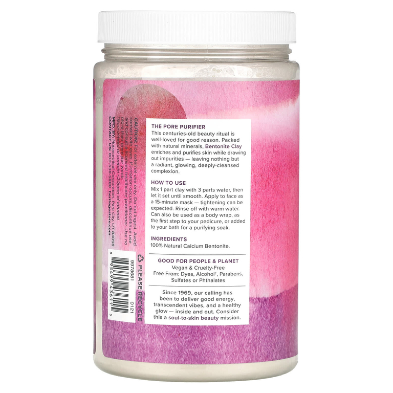 Heritage Store, Ancient Healing Clay, маска для очищения пор, 879 г (31 унция)