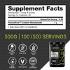 NutraBio, микронизированный моногидрат креатина, 500 г (1,1 фунта)