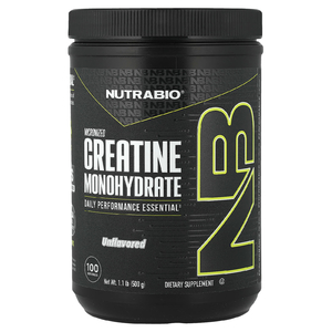 NutraBio, микронизированный моногидрат креатина, 500 г (1,1 фунта)