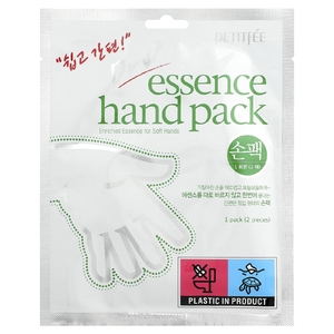 Petitfee, Dry Essence Hand Pack, маска для рук, 1 пара