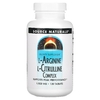 Source Naturals, Комплекс L-аргинина и L-цитруллина, 1000 мг, 120 таблеток