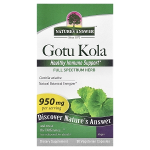 Nature's Answer, готу кола, 90 вегетарианских капсул (475 мг в 1 капсуле) (Товар снят с продажи) 