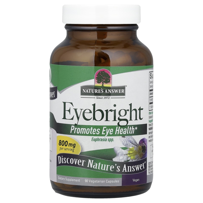Nature's Answer, Eyebright, 90 вегетарианских капсул (400 мг на капсулу)