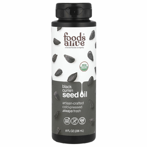 Foods Alive, органическое масло черного тмина, 236 мл (8 жидких унций)