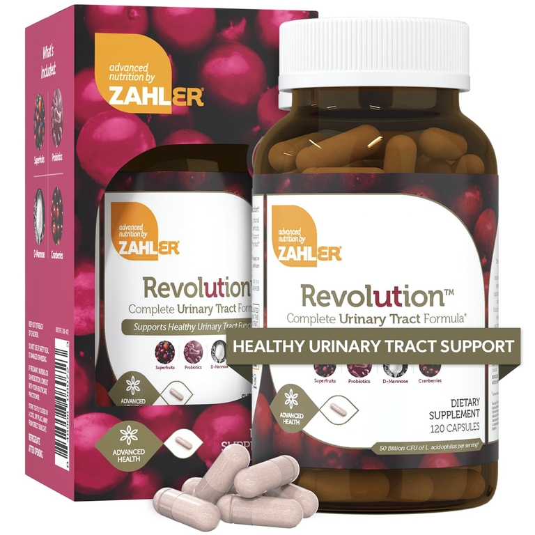 Zahler, Revolution™, комплексная формула для мочевыводящих путей, 120 капсул (Товар снят с продажи) 